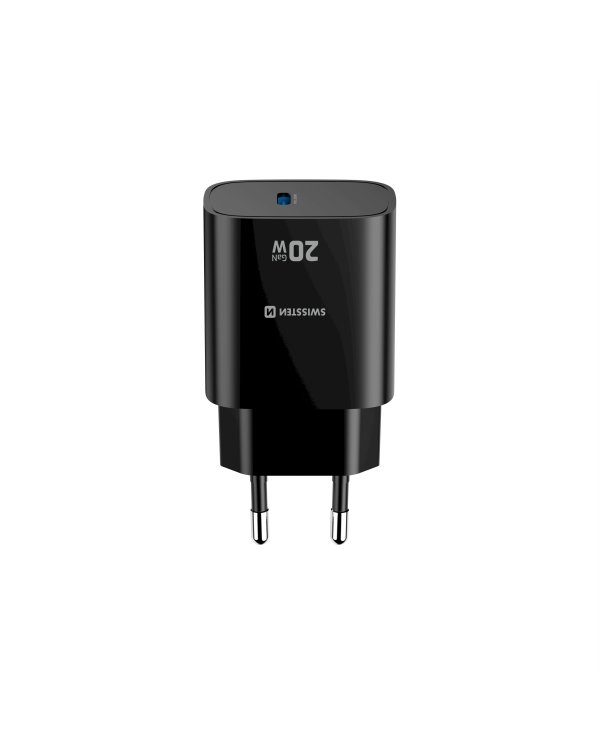 Дополнительное изображение книги «Swissten Edge Сетевое зарядное устройство USB-C GaN 20W»