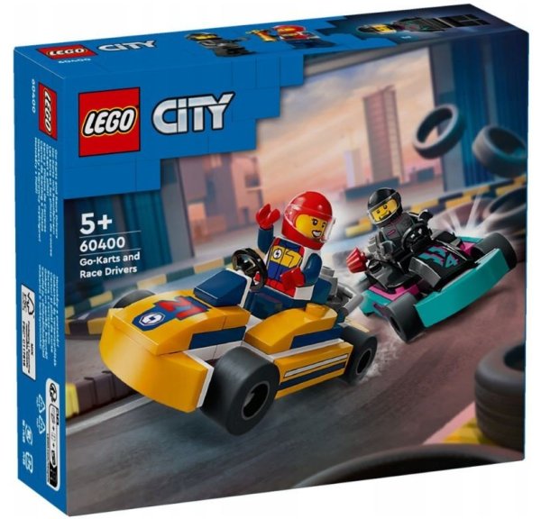 LEGO 60400 Go-Karts and Race Drivers Конструктор