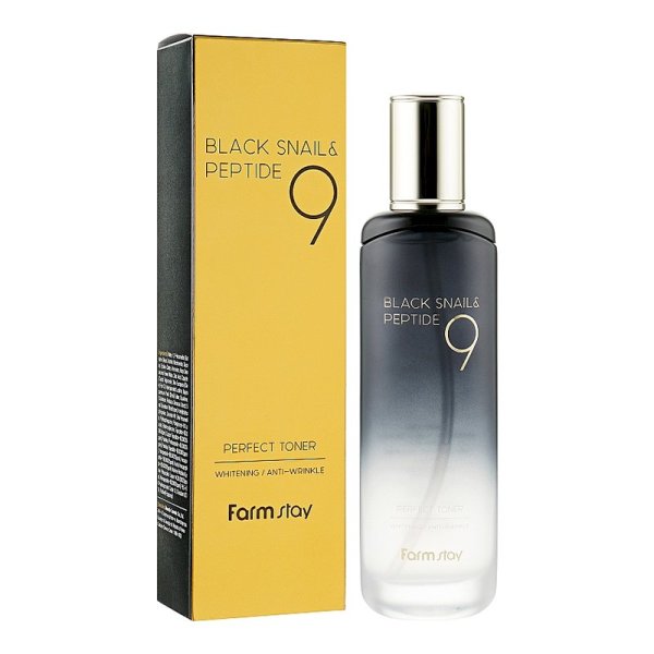 FarmStay Black Snail & Peptide 9 Perfect Toner 120 ml Тонер для лица