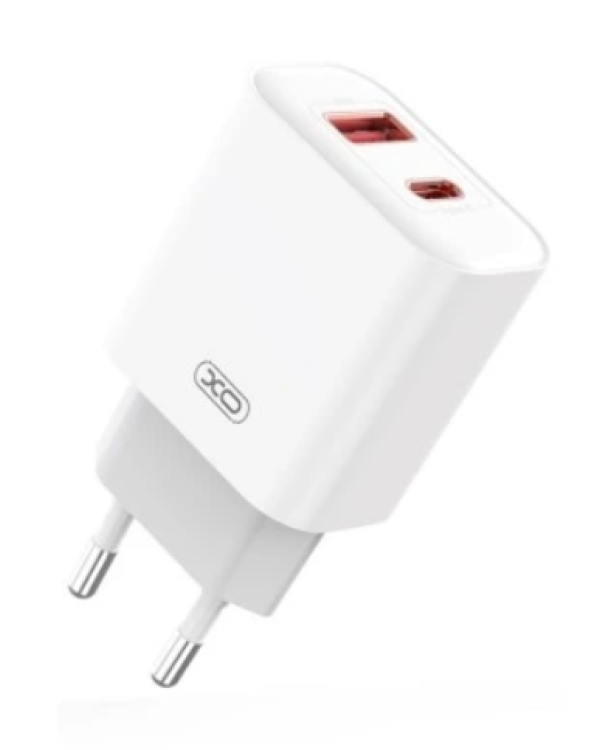 XO CE12 USB - USB-C Зарядное Устройство 20W