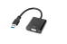 Quer USB 3.0 - разъем адаптера VGA Black