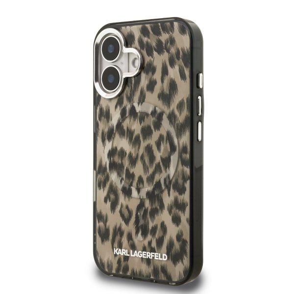 Karl Lagerfeld IML Leopard MagSafe Case Чехол для Apple iPhone 16