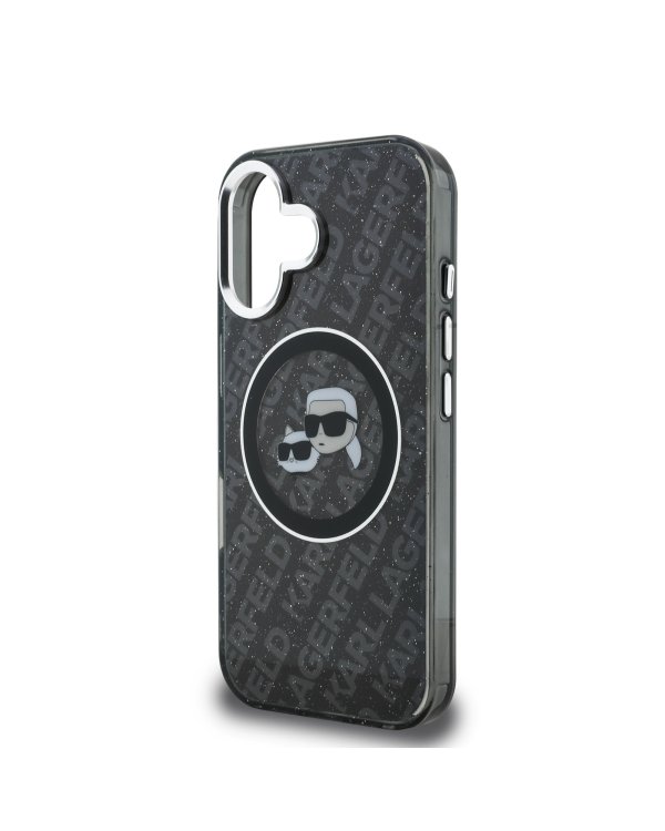 Karl Lagerfeld IML K&CH Heads Repeated Logo MagSafe Case Чехол для Apple iPhone 16