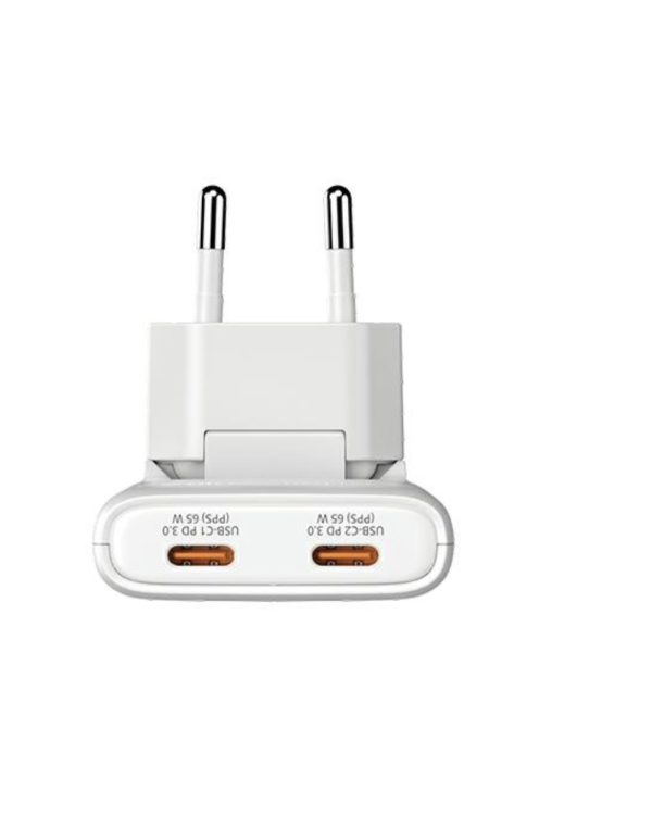 Verbatim Fold n Go Сетевой зарядное устройство USB-C / 65W / белый