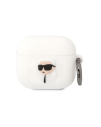 Karl Lagerfeld 3D Logo NFT Karl Head Silicone Case Чехол для наушников Apple AirPods 3