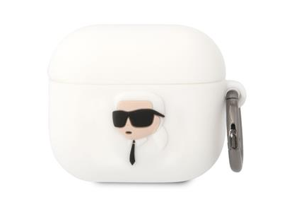 Karl Lagerfeld 3D Logo NFT Karl Head Silicone Case Чехол для наушников Apple AirPods 3