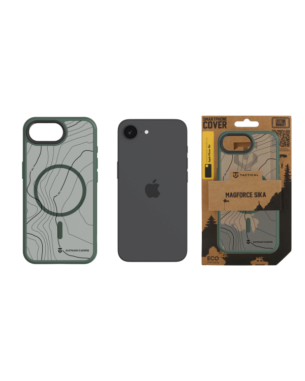 Tactical MagForce Hyperstealth Sika Cover Защитный чехол для iPhone 16e / лесной зелёный