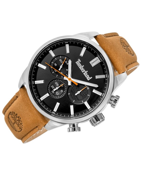 Дополнительное изображение книги «Timberland Northbridge Мужские Часы Black Brown Leather 45mm»