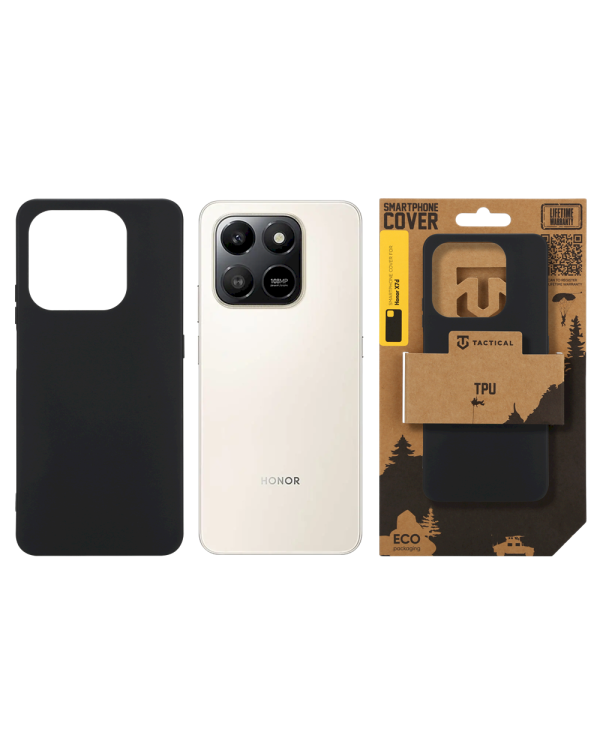 Tactical TPU Cover Защитный чехол для Honor X7d / чёрный