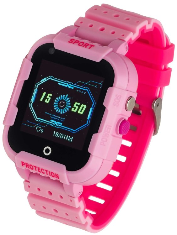 Garett Smartwatch Kids 4G Умные часы для детей c / GPS / Bluetooth / 4G / Wi-Fi / IP67 / AGPS / LBS / SMS / Функция вызова / Функция SOS