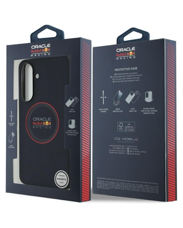 Red Bull PU Leather Red Ring Case Чехол для Samsung Galaxy A56 5G