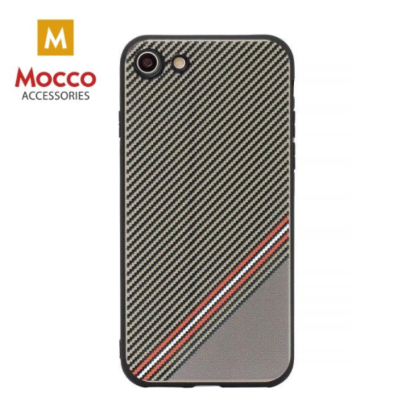 Mocco Trendy Grid And Stripes Силиконовый чехол для Apple iPhone X / XS Коричневый (Pattern 1)