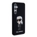 Karl Lagerfeld Liquid Silicone Ikonik NFT Case Защитный чехол для Samsung Galaxy S24+ / чёрный