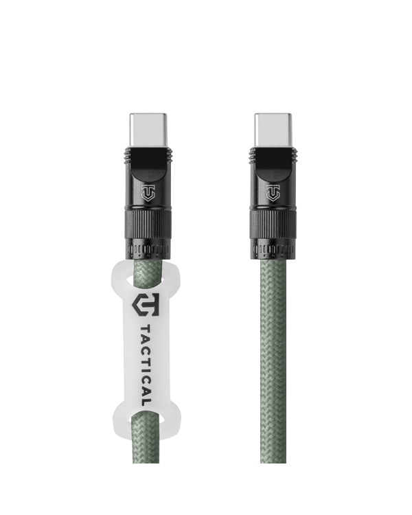 Tactical Wire Snake USB-C Ремешок на шею для телефонов 1.2m / зелёный