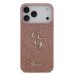 Обложка книги «Guess PU Fixed Glitter 4G Metal Logo Case Чехол для Apple iPhone 17 Pro Max»