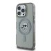Karl Lagerfeld IML K&CH Heads Metal Frame MagSafe Case Защитный чехол для iPhone 16 Pro Max / чёрный