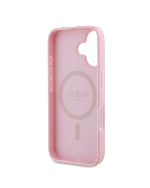 Guess PU Grained Classic Logo MagSafe Case Чехол для Apple iPhone 16