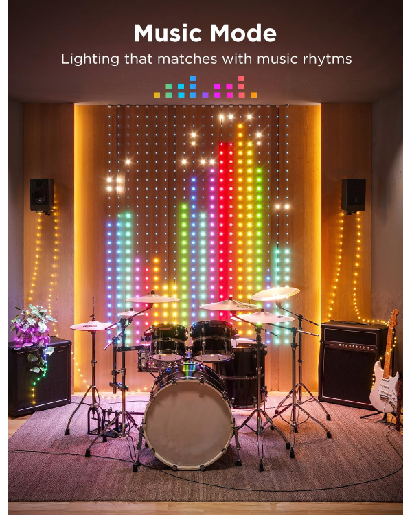 Govee H70BC Netflix Co-branding Светодиодная лента для штор Wi-Fi / Bluetooth / 3m