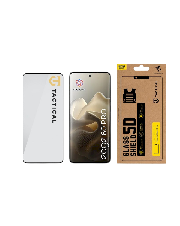Tactical Glass Shield 5D Защитное стекло для Motorola Edge 60/60 Pro/60 Fusion / чёрный