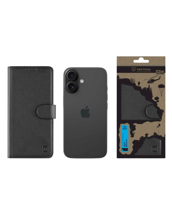 Tactical Field Notes Защитный чехол для Apple iPhone 16 / чёрный