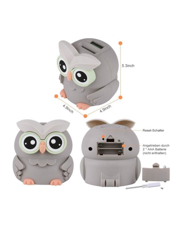 Setty YS011-12 Копилка со счетчиком Сова