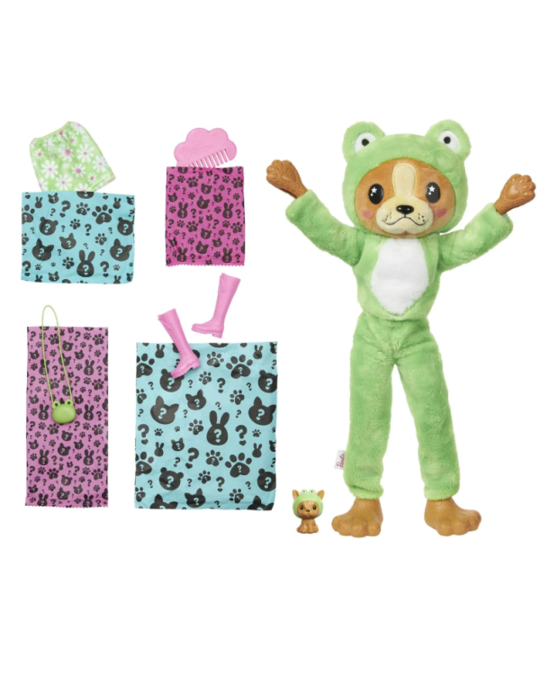 Barbie HRK24 Cutie Reveal Dog - Frog Кукла
