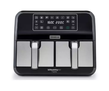 Kenwood HFM20.000MB Аэрофритюрница с горячим воздухом Двойная 8L 1700W Kenwood HFM20.000MB Аэрофритюрница с горячим воздухом Двойная 8L 1700W