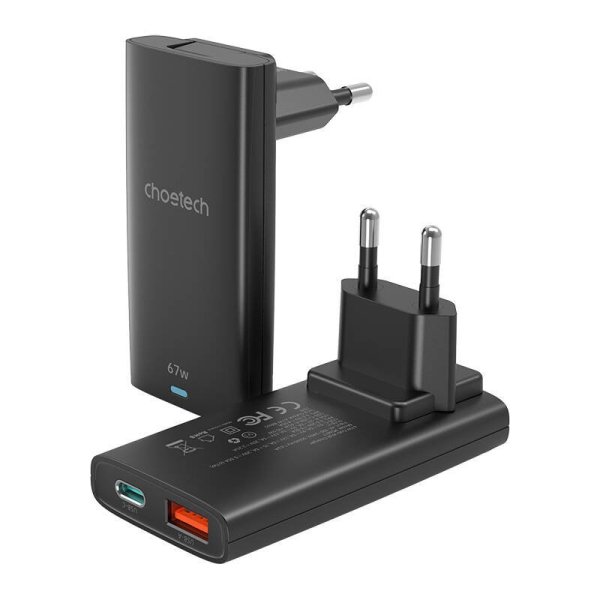 Choetech PD6011 Wall Сharger USB-C 67W PPS / PD3.0 / QC3.0