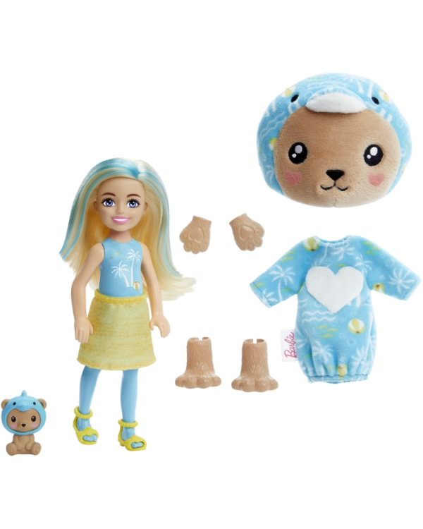 Barbie Cutie Reveal Chelsea Teddy Bear Dolphin Кукла
