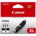Canon CLI-551 Оригинальный XL Чернильный Картридж / Черный