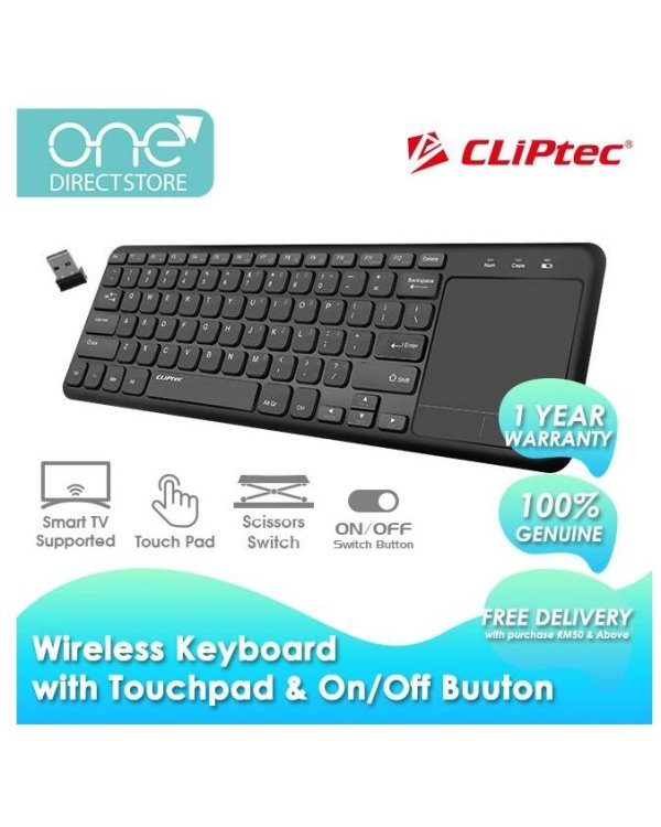 CLiPtec RZK355 WRL Клавиатура c Touchpad
