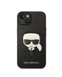 Karl Lagerfeld PU Saffiano Karl Head Case Защитный чехол для iPhone 14 Plus / чёрный