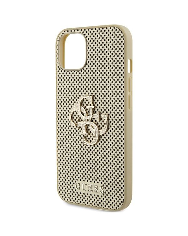Guess Perforated 4G Glitter Back Case Защитный Чехол для Apple iPhone 15