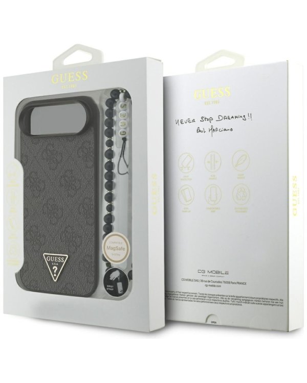 Guess 4G Strap Triangle Logo MagSafe Case Чехол для Apple iPhone 17 Air