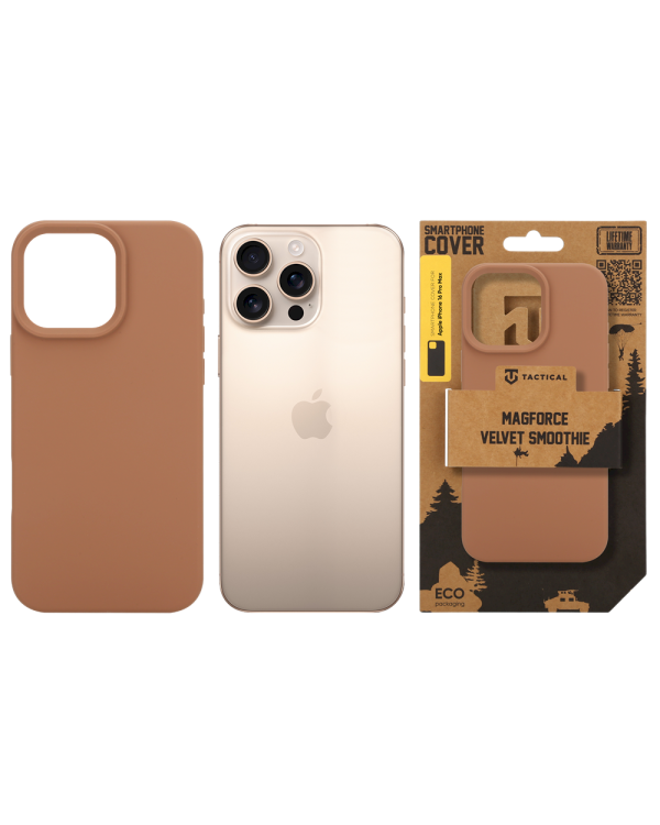 Tactical MagForce Velvet Smoothie Cover Защитный чехол для Apple iPhone 16 Pro Max / Moucha Moose