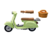 Обложка книги «Playmobil 1969 Vespa 150 Sprint Veloce Конструктор Светло-зеленый»