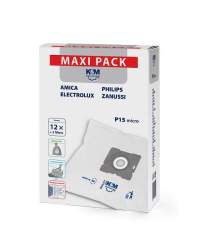 K&M oдноразовые мешки для пылесосов PHILIPS / CONCEPT / SENCOR / ZANUSSI (12шт)