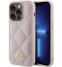 Guess Quilted Metal Logo Case Защитный Чехол для Apple iPhone 15 Pro Max