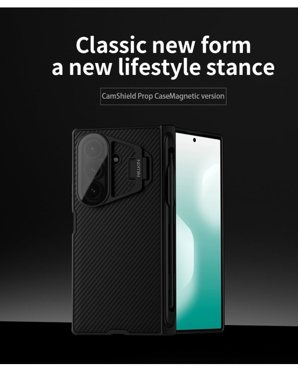 Nillkin CamShield Prop Magnetic Pen Slot (Transparent Lens) Case Чехол для Samsung Galaxy Z Fold 7