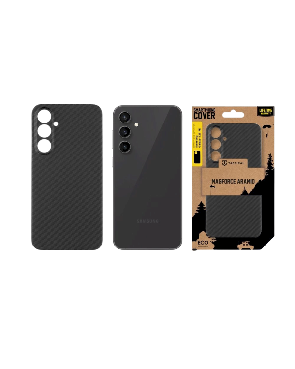 Tactical MagForce Aramid Cover Защитный чехол для Samsung Galaxy S23 FE / чёрный