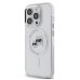 Karl Lagerfeld IML K&CH Heads Metal Frame MagSafe Case Защитный чехол для iPhone 15 Pro / прозрачный