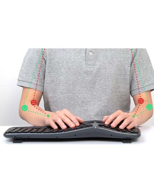 Delux GM901D Ergonomic Беспроводная Клавиатура