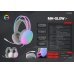 Mars Gaming MH-GLOW RGB Chroma Flow Игровые наушники 3.5mm / USB