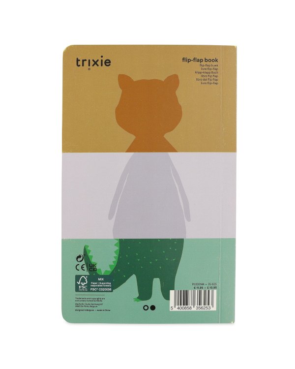 Trixie Flip Flap Книга о животных 12м+