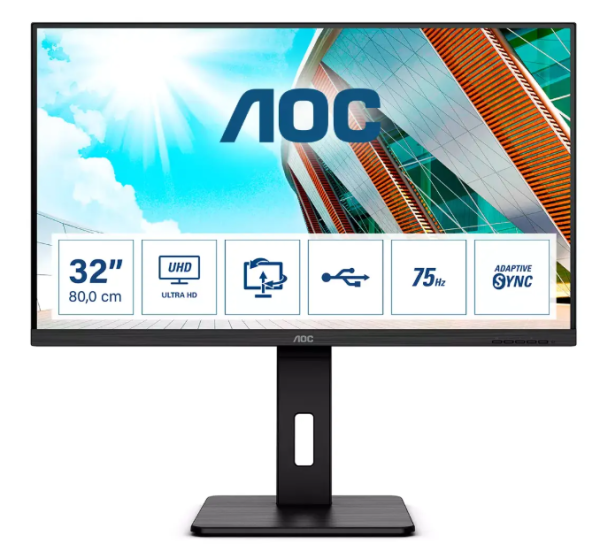 AOC P2 U32P2 4K Ultra HD LED Монитор 31.5"