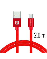 Swissten Textile Quick Charge Универсальный Micro USB Кабель данных 2m