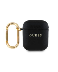 Guess PU Grained Classic Logo Case Чехол для наушников Apple AirPods 1/2