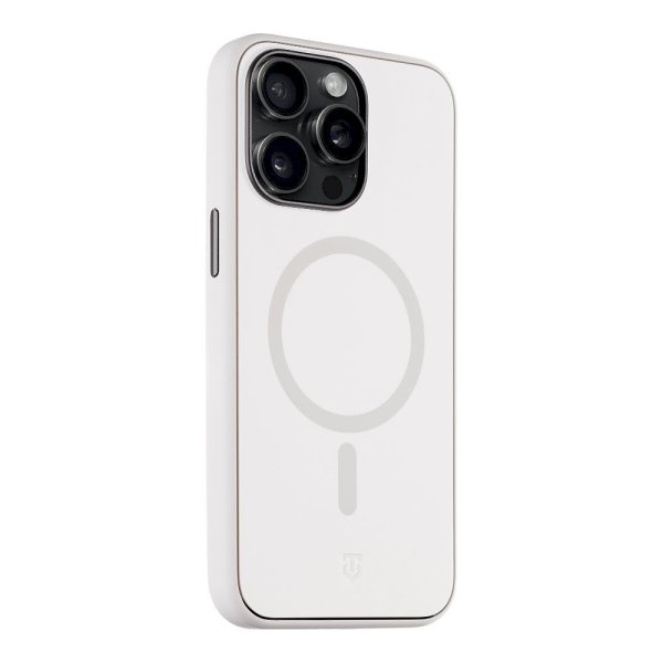 Tactical MagForce SmoothIsFast Cover Защитный чехол для Apple iPhone 15 Pro Max / меловый