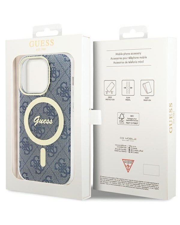 Guess GUHMP15LH4STB Чехол для Apple iPhone 15 Pro