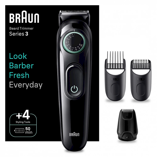 Braun BeardTrimmer 3 BT3421 Триммер для бороды